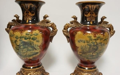 PAIR OF CONTEMPORARY URNS