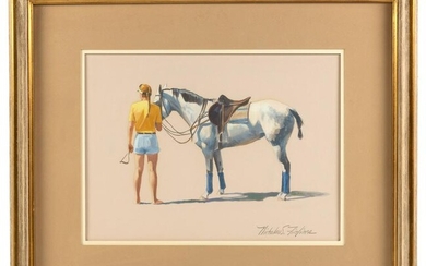 Polo pony painting by Nicholas Firfires