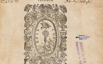 Ramus (Petrus) Scholarum Mathematicarum, libri unus et triginta, first edition, Basel, Heirs of Eusebius & Nicolaus Episcopius, 1569.
