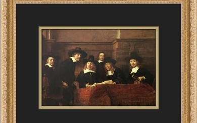 Rembrandt van Rijn The Syndics Custom Framed Print