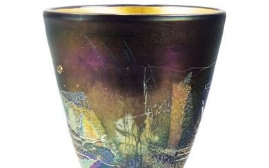 Robert Held Waterford Evolutions Art Glass Vase