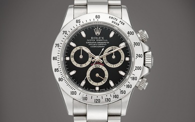 Rolex Cosmograph Daytona, Reference 116520 A stainless steel chronograph wristwatch...