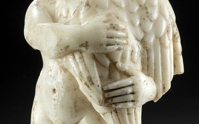 Roman Marble Cupid Holding Bird, Art Loss Certificate