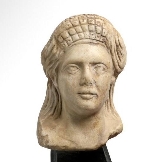 Roman Marble Head of a Lady