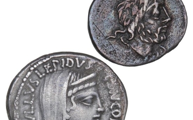 Roman Republic, L. Aemilius Lepidus Paullus, 62 BC, Denarius, 3.73 g, Cr....