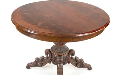 Round dining table, 19th century