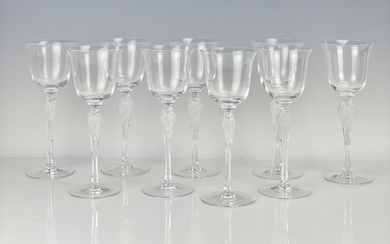 SET OF 9 IMPERIAL FABERGE WINE GLASSES