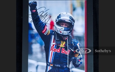 Sebastian Vettel Signed Photograph