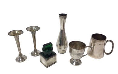 Selection of miscellaneous early 20th century silver.