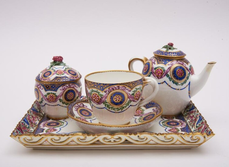 Sevres, An 18th Century Porcelain "Frises Riches"