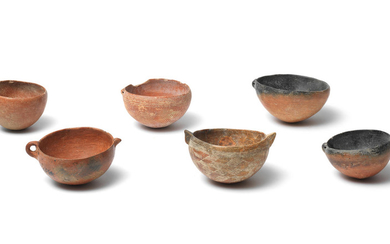 Six Cypriot pottery bowls