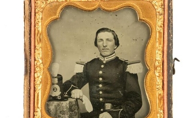 Sixth Plate Ambrotype Portrait of New Jersey State