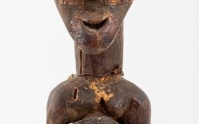Songye Female Nkisi Power Figure Sculpture