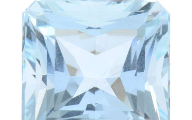Square-shape aquamarine, 20.88ct