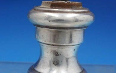 Sterling Silver Pepper Mill Marked Cartier AS-IS with Missing Top 2 5/8"