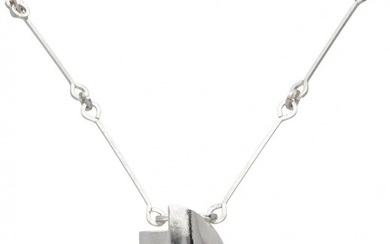 Sterling silver 'Zombi' necklace by Björn Weckström for Lapponia.