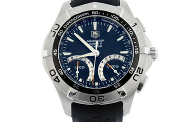 TAG HEUER - a stainless steel Aquaracer chronograph wrist watch, 44mm.