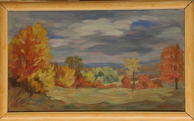 THOMAS A. (Albert, 1892-1960) - H/S/Isorel SBD "Autumn Landscape" 33...