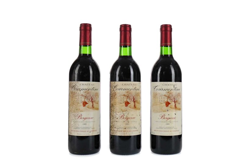 THREE BOTTLES OF CHATEAU COURMENTINE 1993