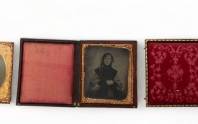 Tintype And Daguerreotypes Ca. 1860, Early Photography, 4 pcs
