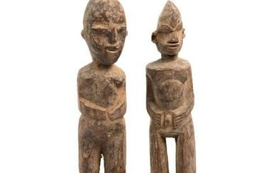 Two African Burkina Faso Lobi Figures