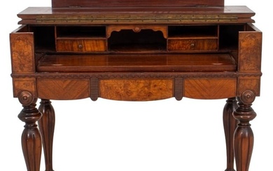 Victorian Mahogany Spinet Desk, 19th C.