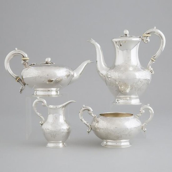 Victorian Silver Tea and Coffee Service, Richard Pearce