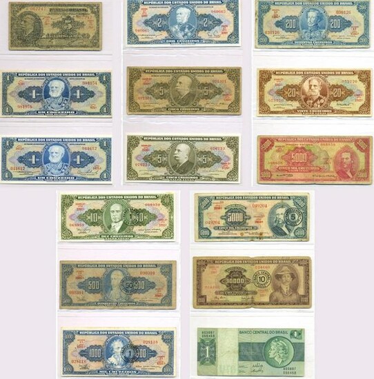 Vintage Brazilian Banknotes (15)