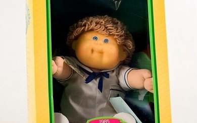 Vintage Coleco Cabbage Patch Kids Doll, Clay Mick