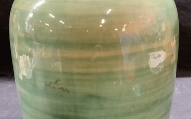 Vintage STANGL Pottery Terra Rose Green Vase