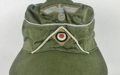 WW2 German Heer Infantry Officer Tropical Cap