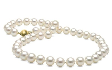 White Elite Collection Pearl Necklace, 8.5-9.0mm