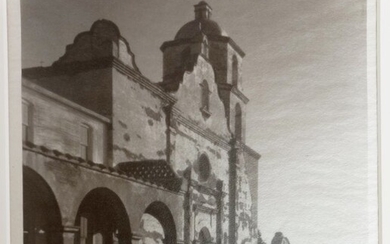 William Dassonville Mission San Luis Rey Silver Print