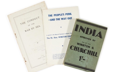 Winston Churchill | Three volumes of speeches, 1915-1947