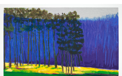 Wolf Kahn (1927-2020) Dark Pines