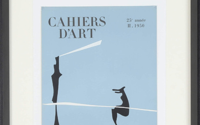 Yves Tanguy (1900-1955) Couverture des Cahiers d’Art, 1950