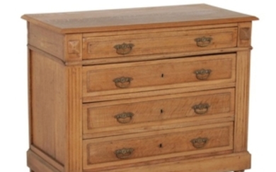 Continental Oak Chest of Drawers, 19th Century