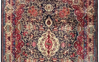 10 x 13 EXOTIC PICTORIAL PERSIAN PATTERN Handmade Rug