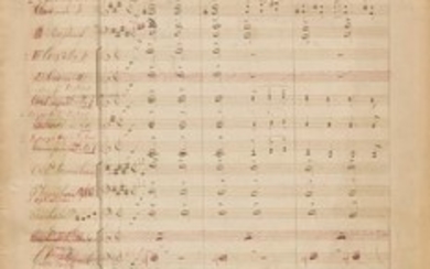 DELIBES Léo (1836 1891). MANUSCRIT MUSICAL avec co…