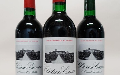 12 bouteilles CHÂTEAU CANON 1986 1er GCC (B) Saint Emilion (base goulot
