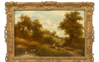 Landscape Oil on Canvas - Signed