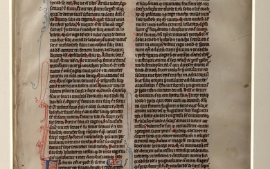 13th C. English Vellum Manuscript - Boof of 2 Kings