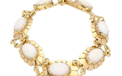14 kt. Gold - Bracelet Opal