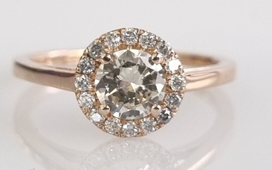 14 kt. Pink gold - Ring - 0.62 ct Diamond - Diamonds