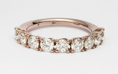 14 kt. Pink gold - Ring - 1.50 ct Diamond - Diamonds