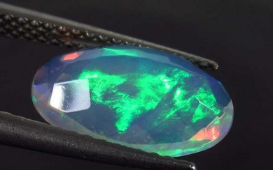 1.70 Ct Genuine Ethiopian Faceted Opal Oval Cut