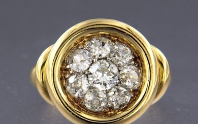 18 kt. Gold, White gold - Ring - 1.25 ct Diamond