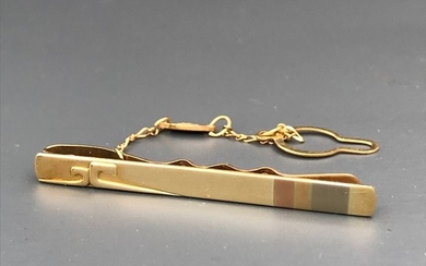 18 kt. Pink gold, White gold, Yellow gold - Tie clip