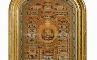 1890's American Bank Note Company, New York Presentation Frame.