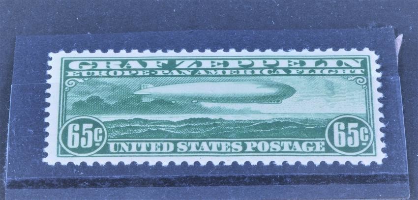 1930 65 Cent Graf Zeppelin (Scott C13) Stamp